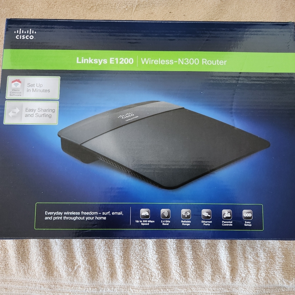 Links to e1200 wireless router